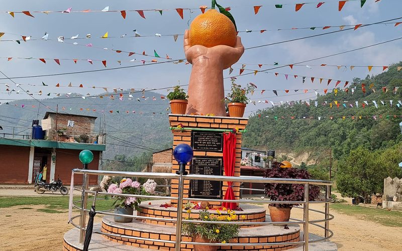 मनकामनामा सुन्तलाको प्रतिमा स्थापना गरियो